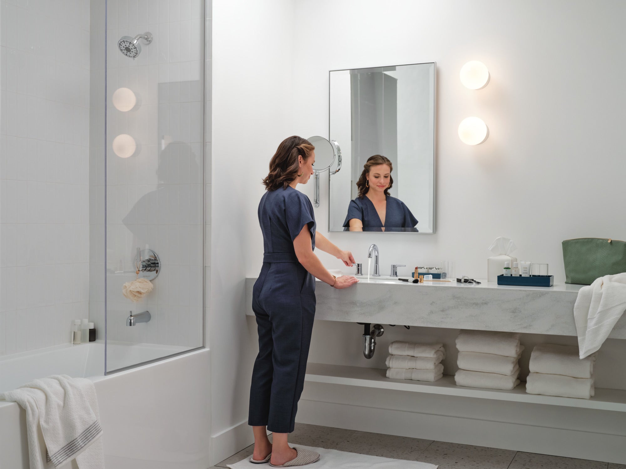 Peerless Flute™ Two Handle Widespread Lavatory Faucet