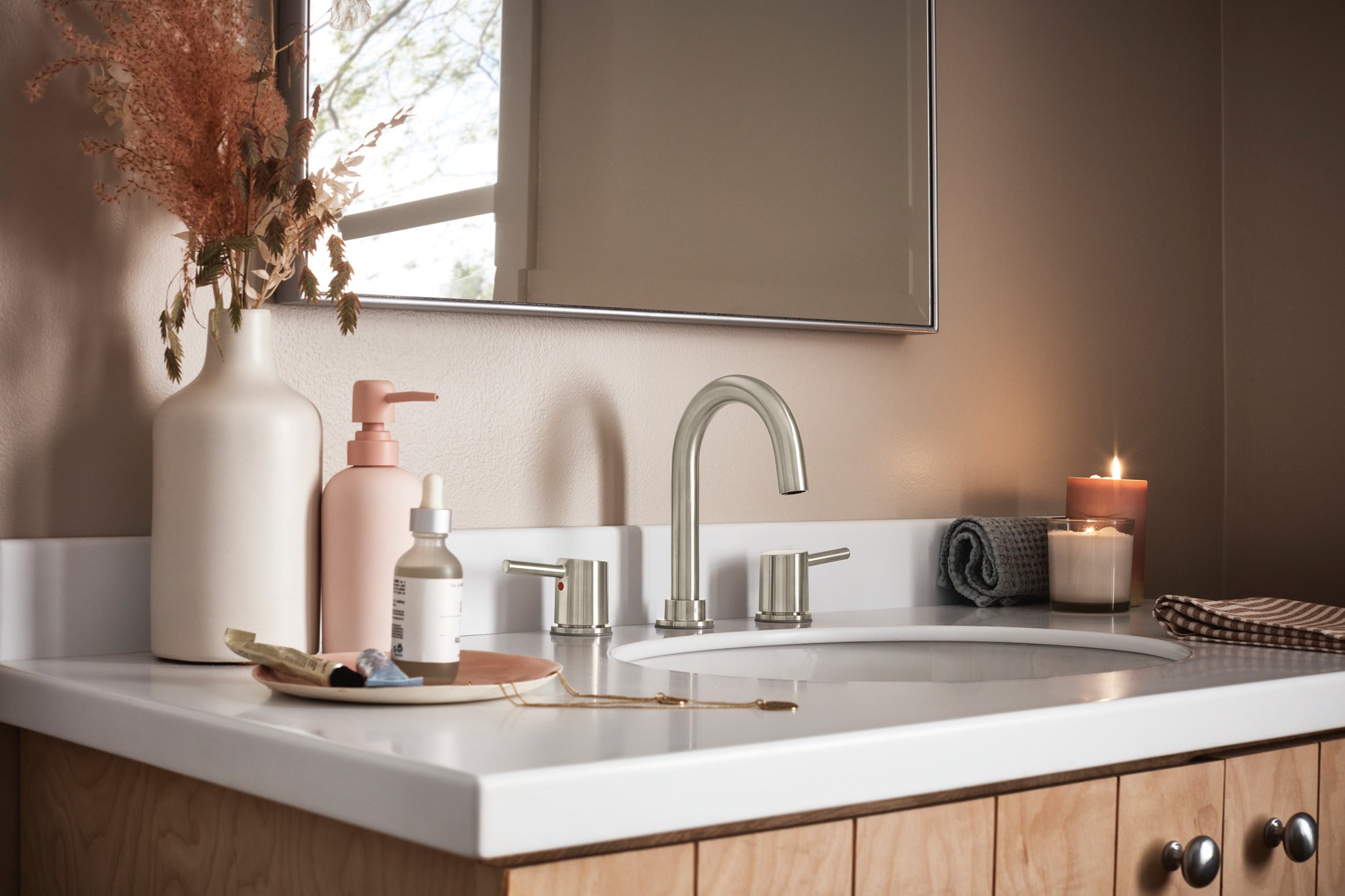 Peerless Precept® Two Handle Widespread Bath Faucet