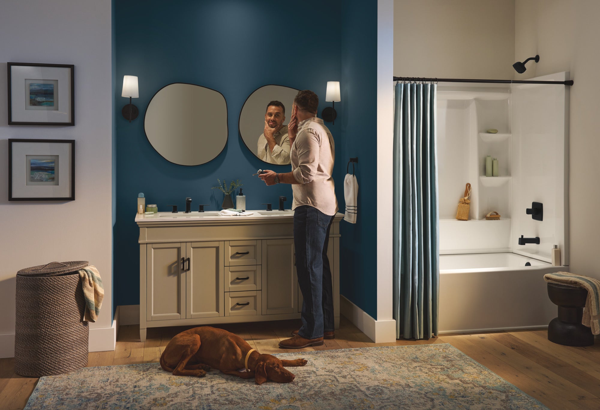 Peerless Ezra® Widespread Curved Spout Lavatory Faucet 
