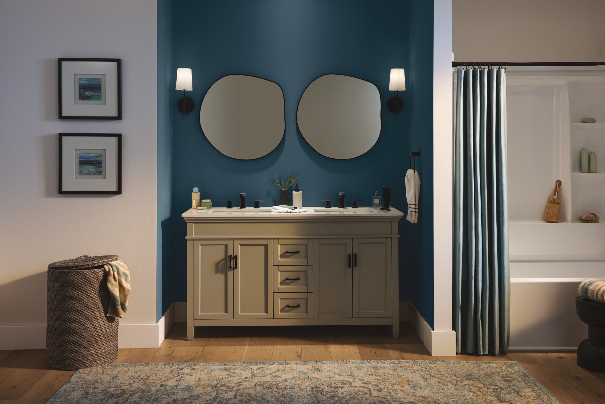 Peerless Ezra® Widespread Curved Spout Lavatory Faucet 