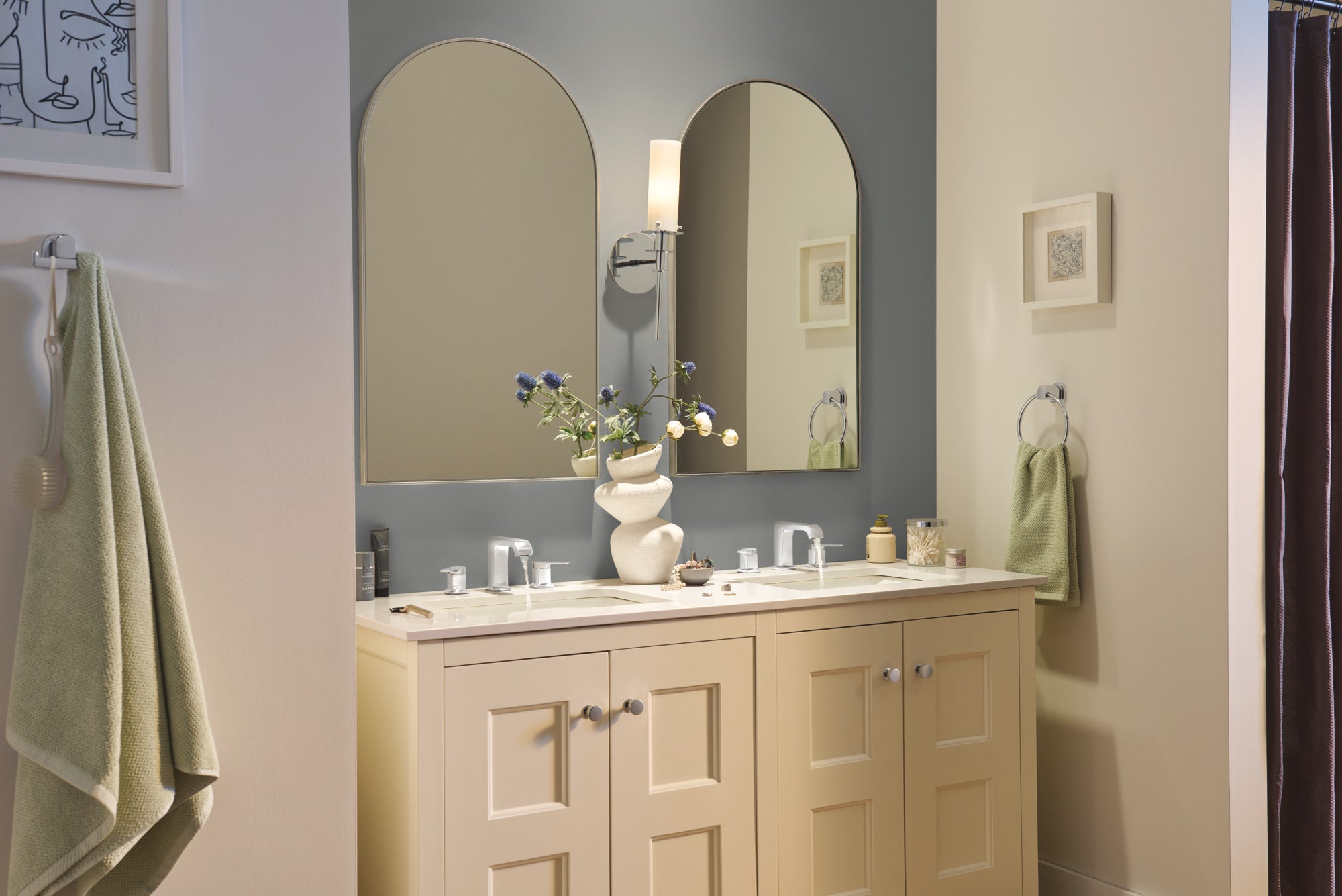Peerless Ezra® Widespread Curved Spout Lavatory Faucet 