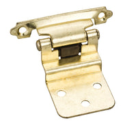 Hardware Resources Traditional 3/8" inset hinge with semi-concealed frame wing - Polished Brass