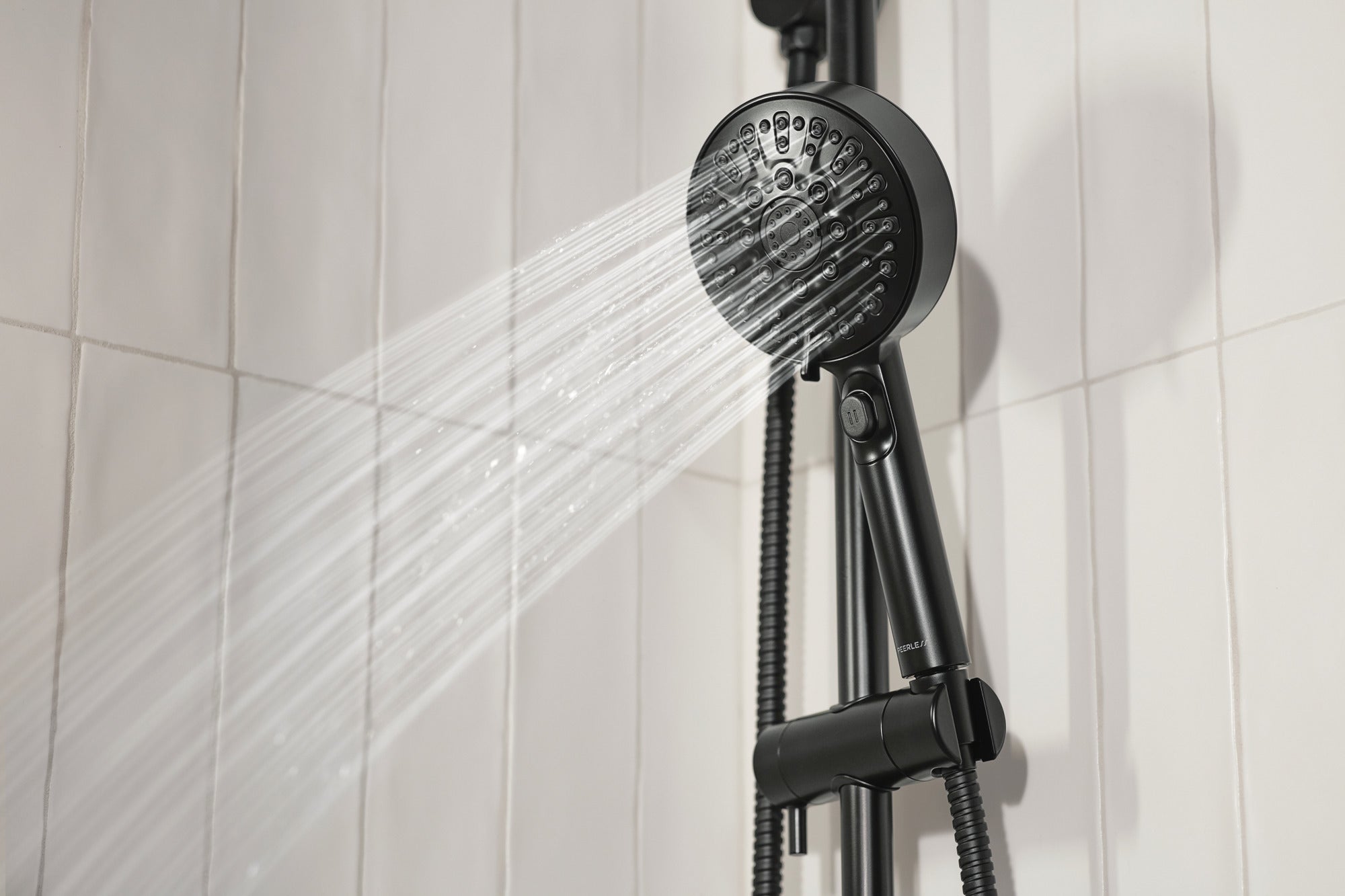 Peerless Precept® Slide bar with hand shower
