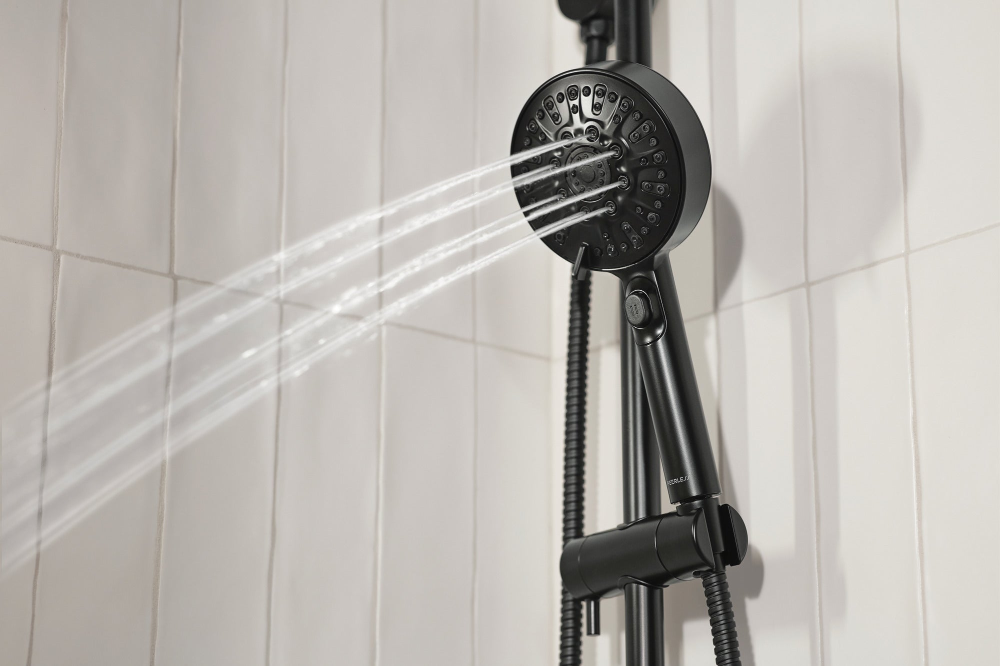 Peerless Precept® Slide bar with hand shower