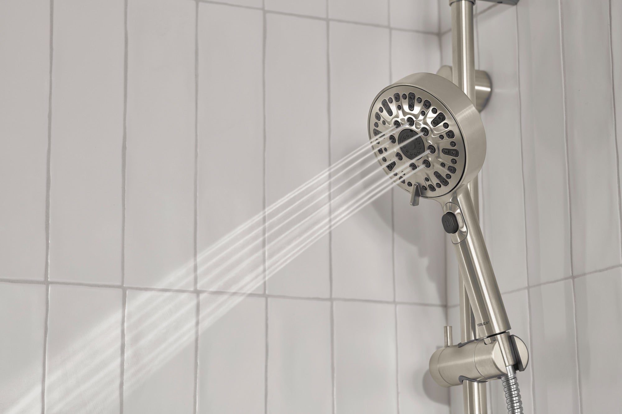 Peerless Precept® Slide bar with hand shower