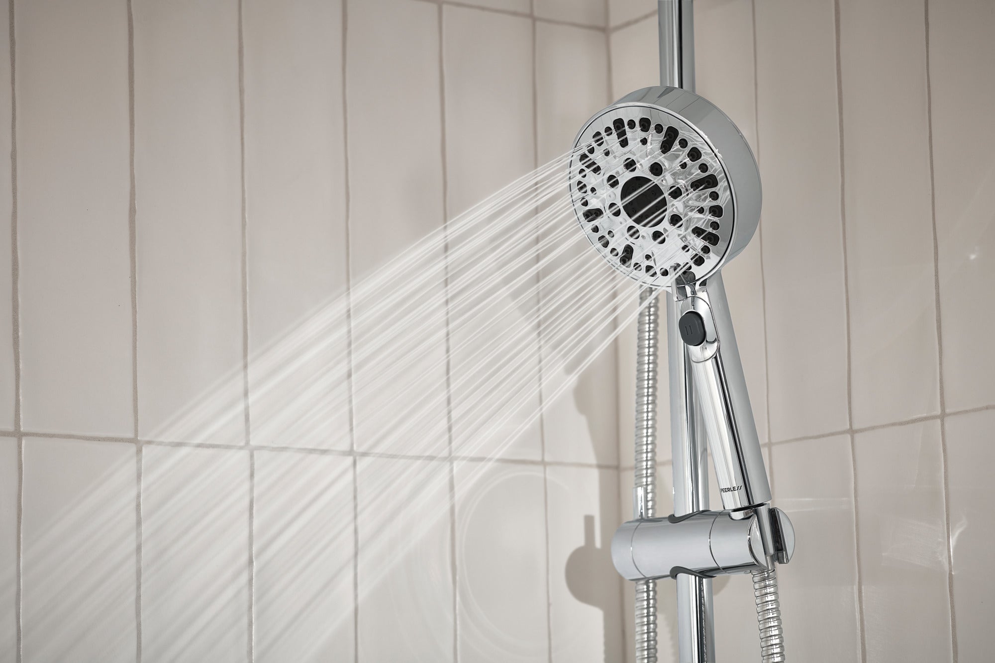 Peerless Precept® Slide bar with hand shower