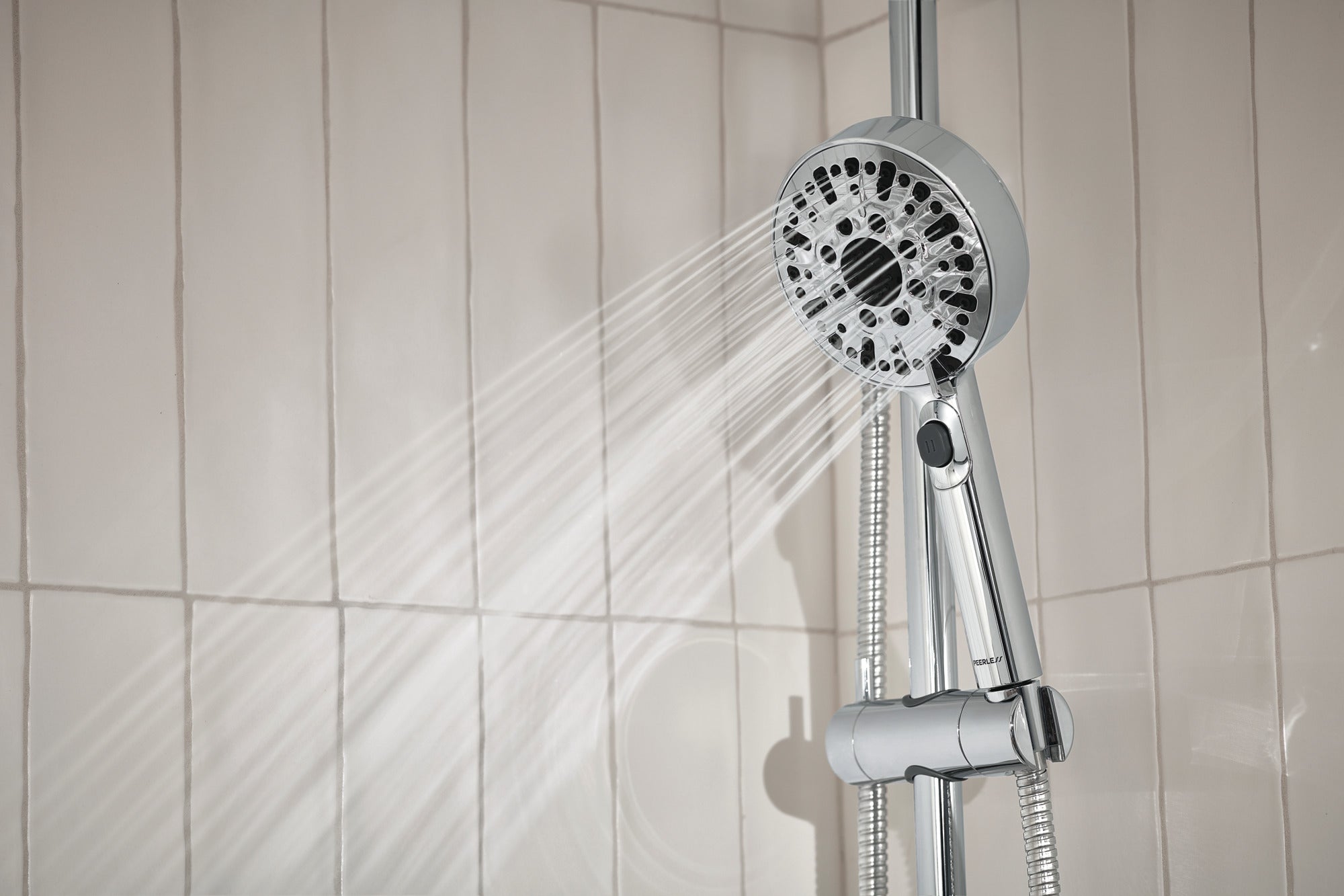 Peerless Precept® Slide bar with hand shower