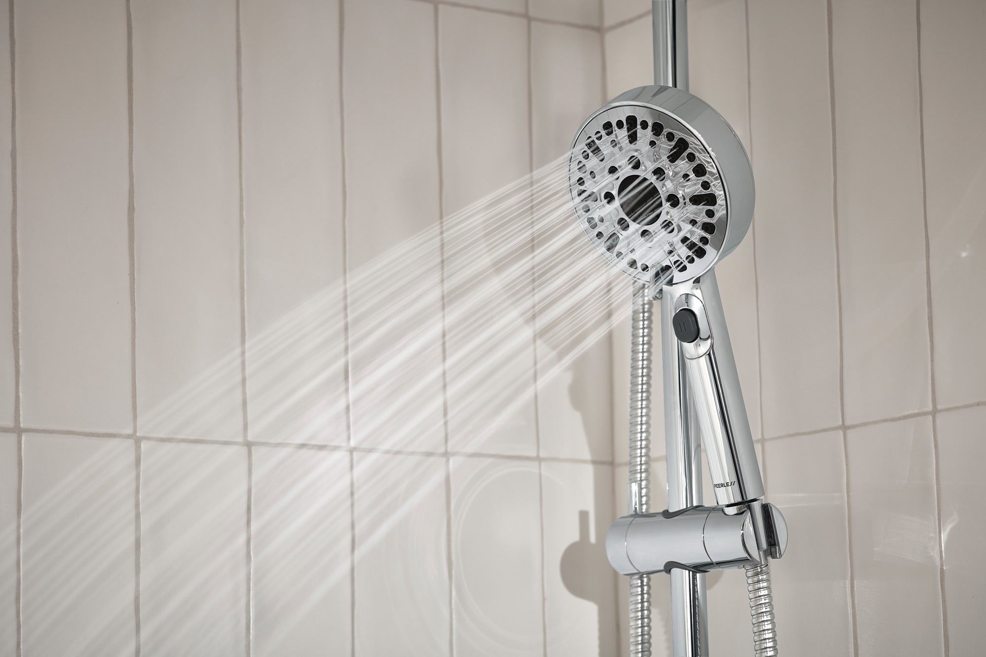 Peerless Precept® Slide bar with hand shower