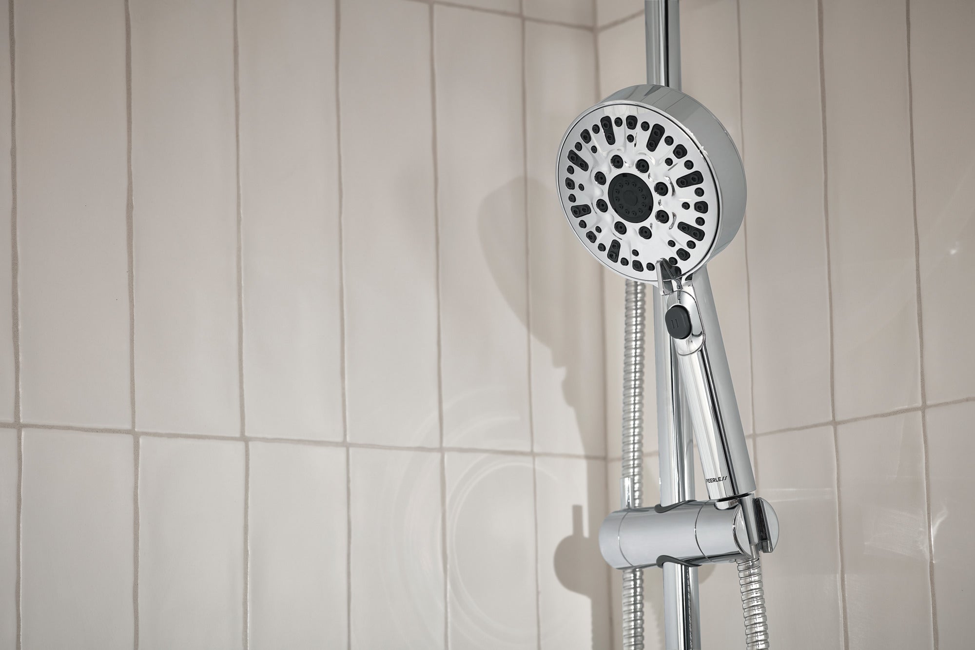 Peerless Precept® Slide bar with hand shower