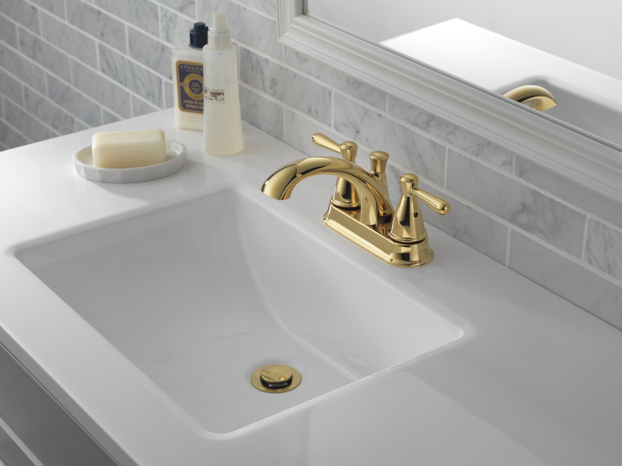 Peerless Bayside Two Handle Centerset Bathroom Faucet