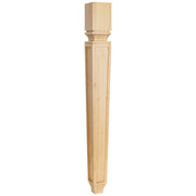 Hardware Resources 3-3/4" W x 3-3/4" D x 35-1/2" H Alder Tapered Square Mission Post