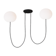 Helium Small 2-Light Chandelier