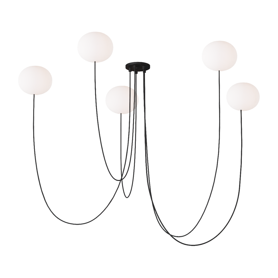 Helium Small 5-Light Chandelier