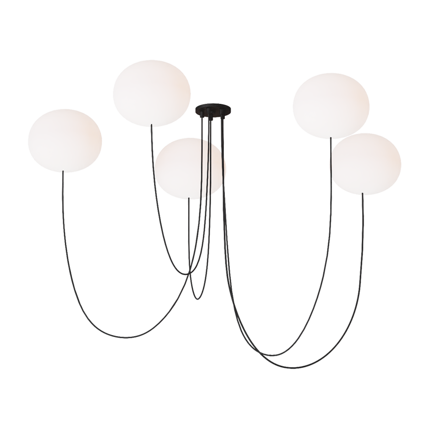 Helium Large 5-Light Chandelier
