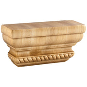 Hardware Resources 6" W x 2" D x 3" H Cherry Rope Pilaster Capital