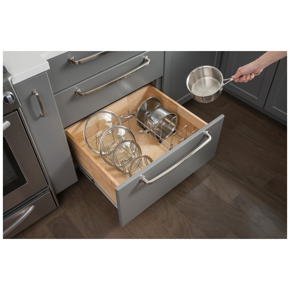 Hardware Resources Lid Organizer Insert for Peg Board Drawer Insert
