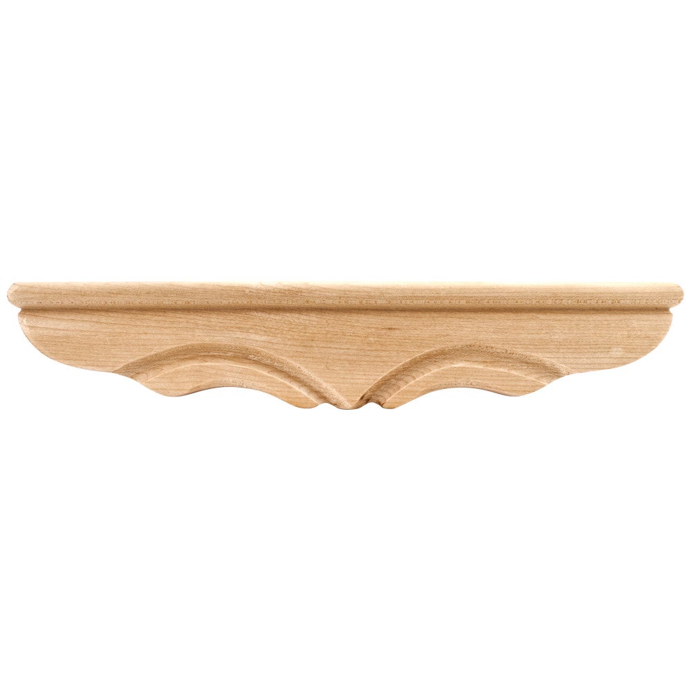 Hardware Resources 11-3/8" W x 1-3/4" D x 2-1/4" H Maple Middle Rounded Pedestal Foot