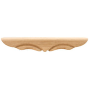 Hardware Resources 11-3/8" W x 1-3/4" D x 1-11/16" H Maple Middle Rounded Pedestal Foot