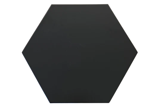 Toscana Negro Porcelain Hexagon tile 10"