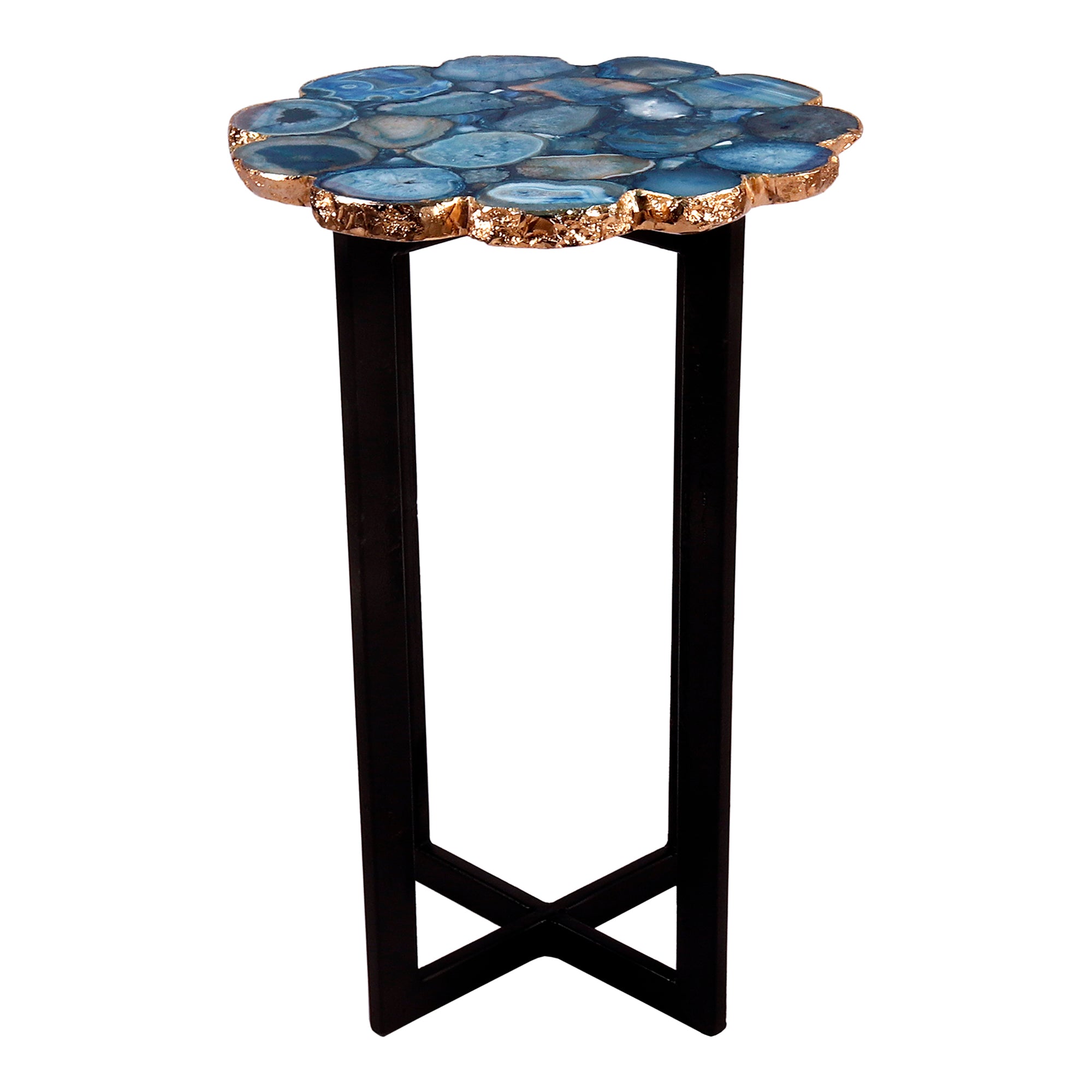 Moes Azul Agate Accent Table Blue PJ-1011-26