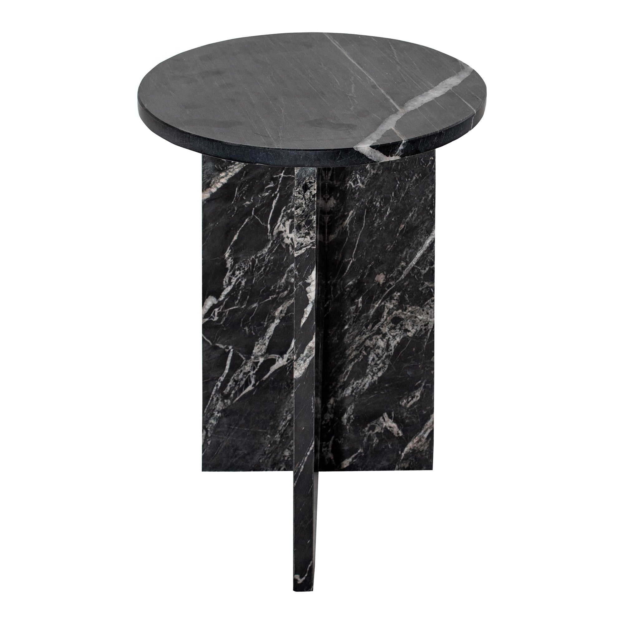 Moes Grace Accent Table Black Marble PJ-1021-02