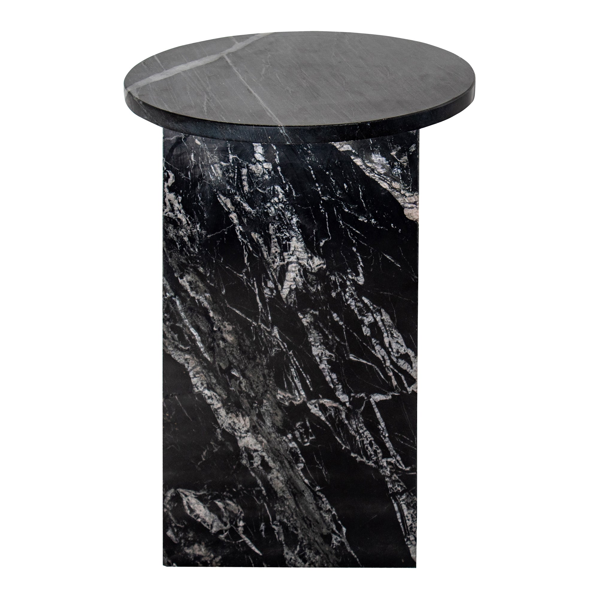 Moes Grace Accent Table Black Marble PJ-1021-02
