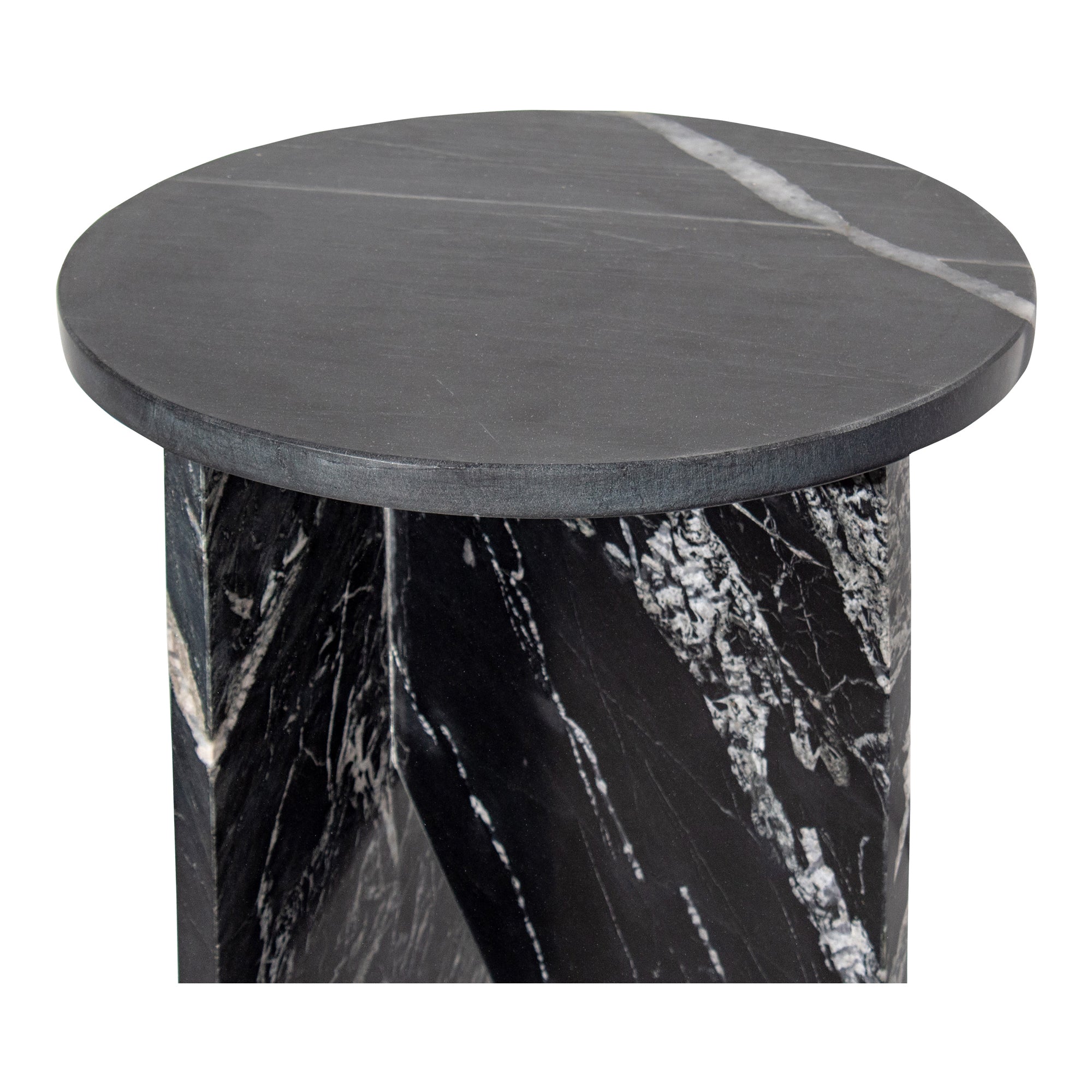 Moes Grace Accent Table Black Marble PJ-1021-02