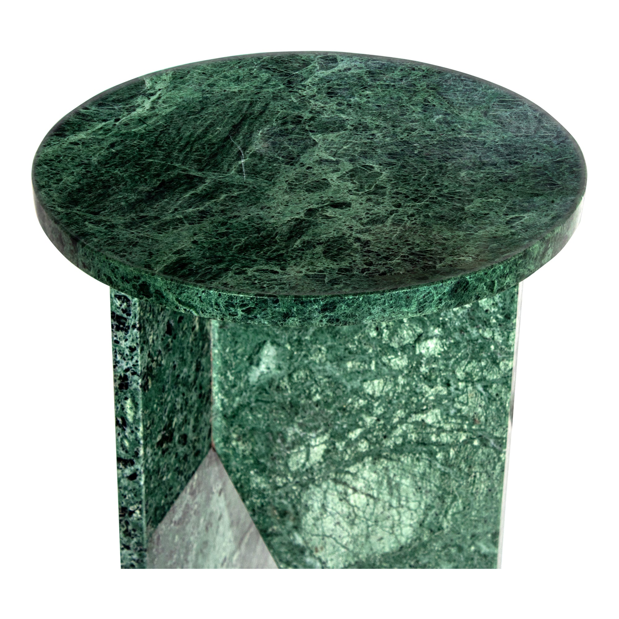 Moes Grace Accent Table Green Marble PJ-1021-16
