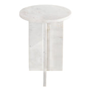 Moes Grace Accent Table White Marble PJ-1021-18