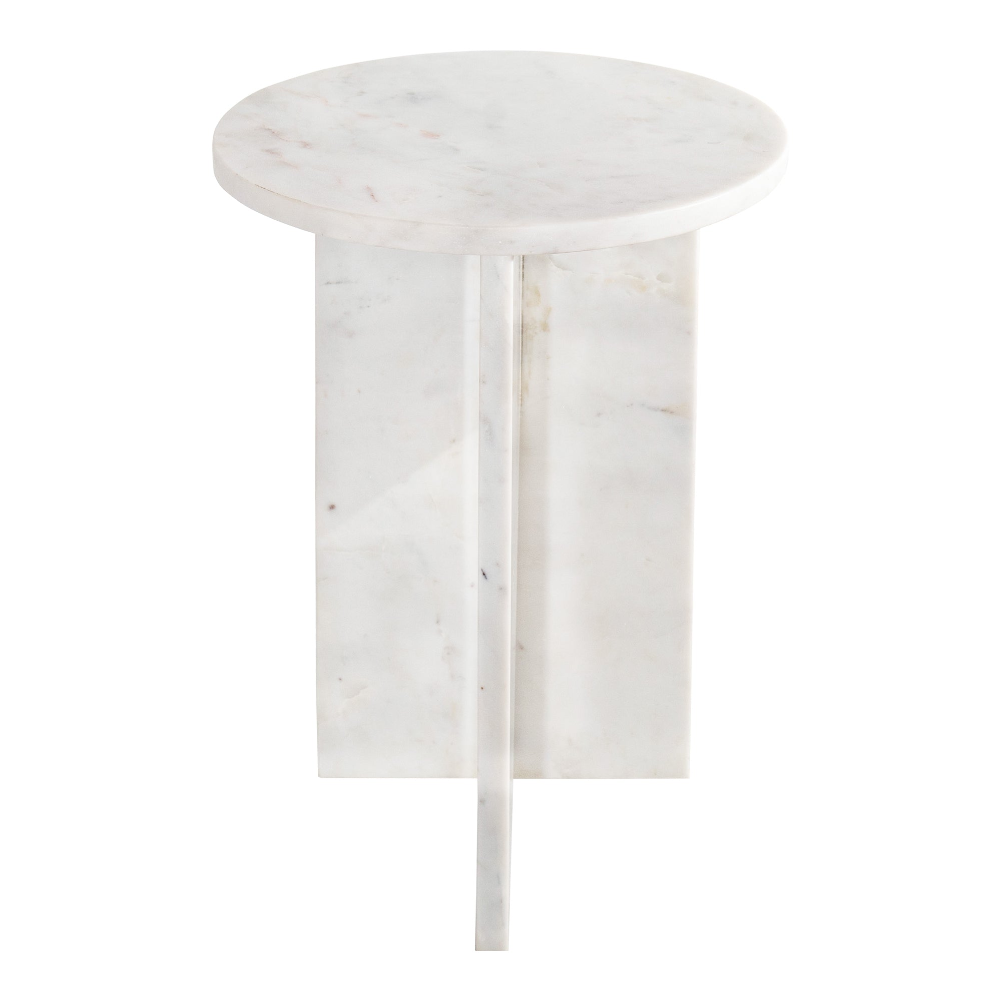 Moes Grace Accent Table White Marble PJ-1021-18