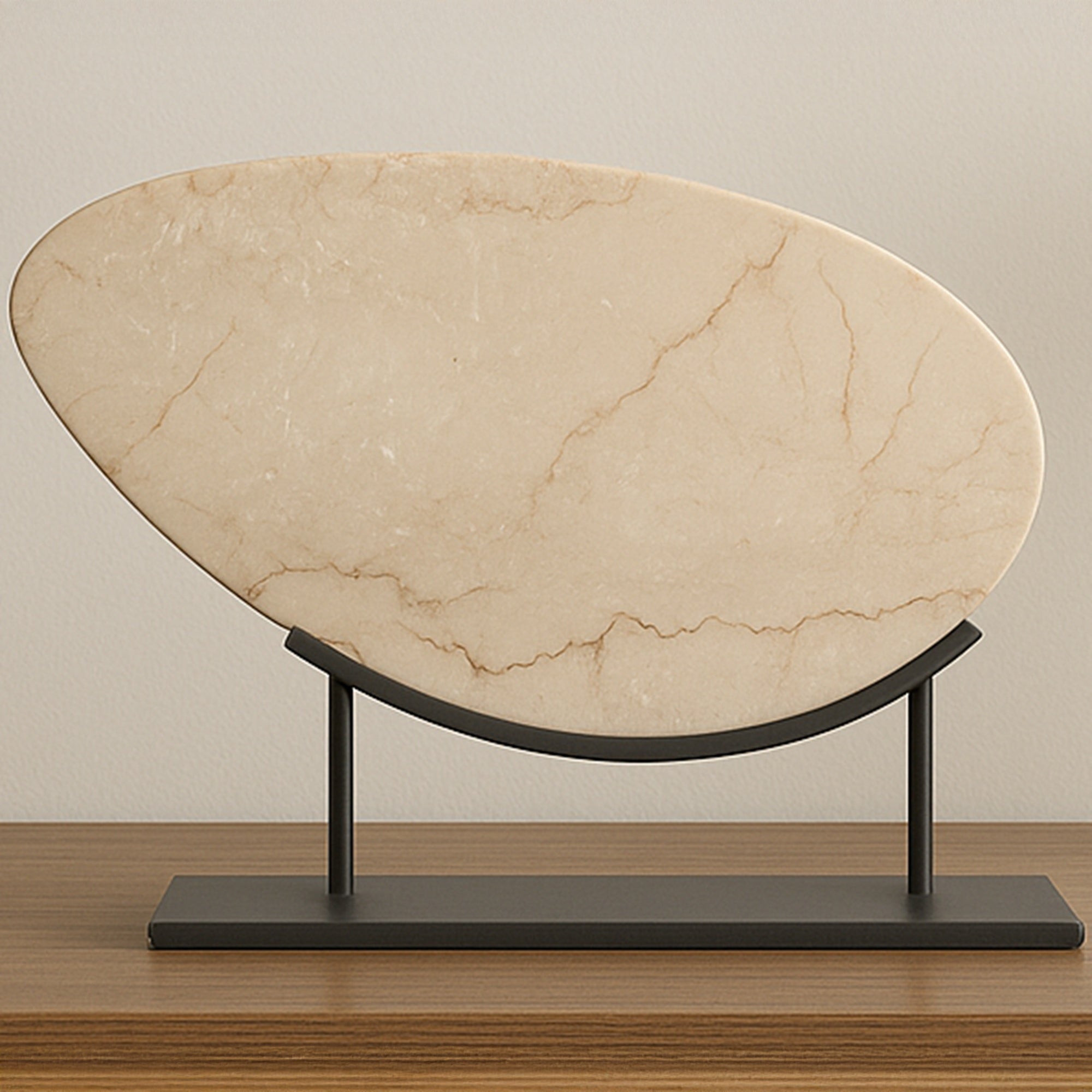 Moes Galen Sculpture Botticino Beige Marble PJ-1025-34