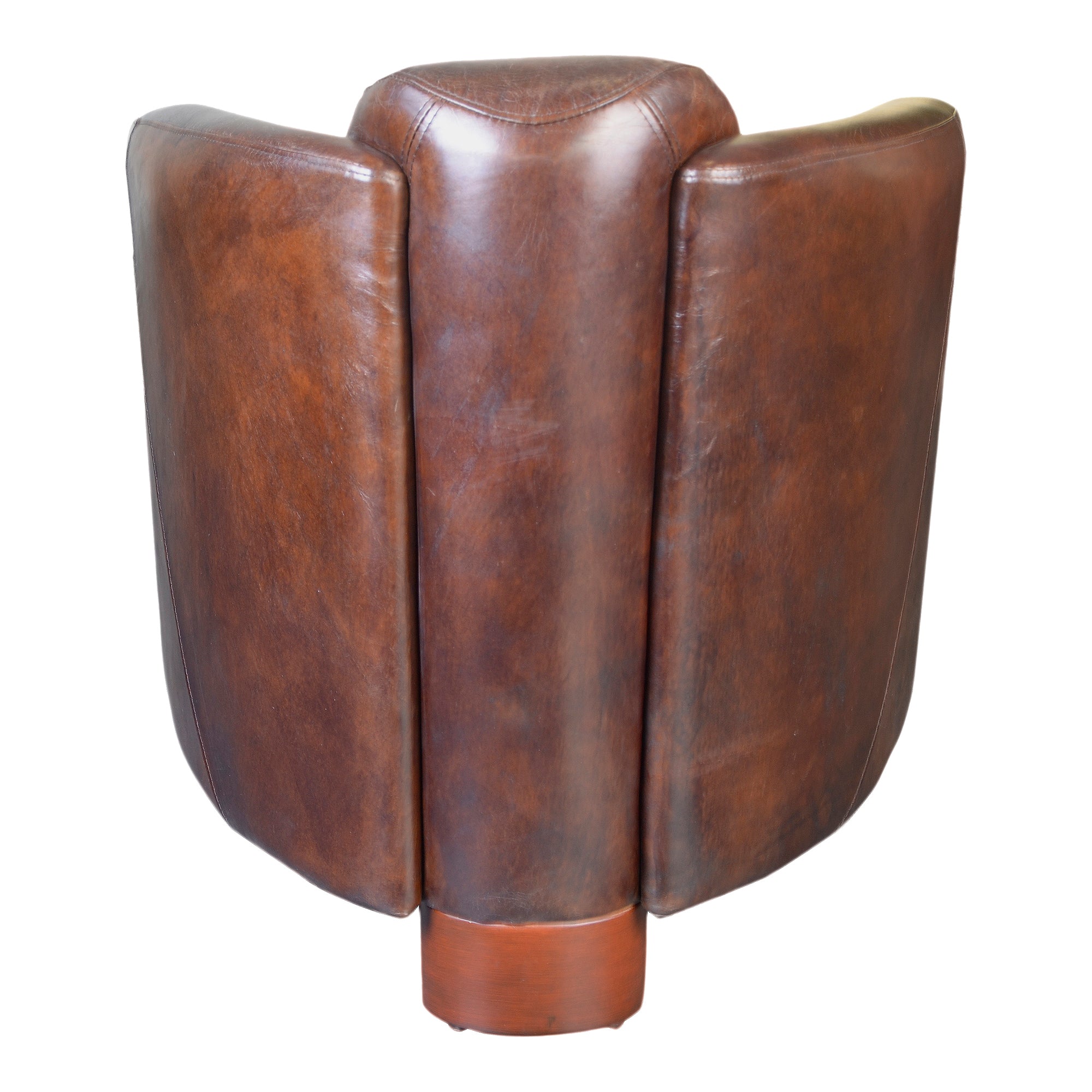 Moes Salzburg Club Chair Dark Brown Leather PK-1000-20