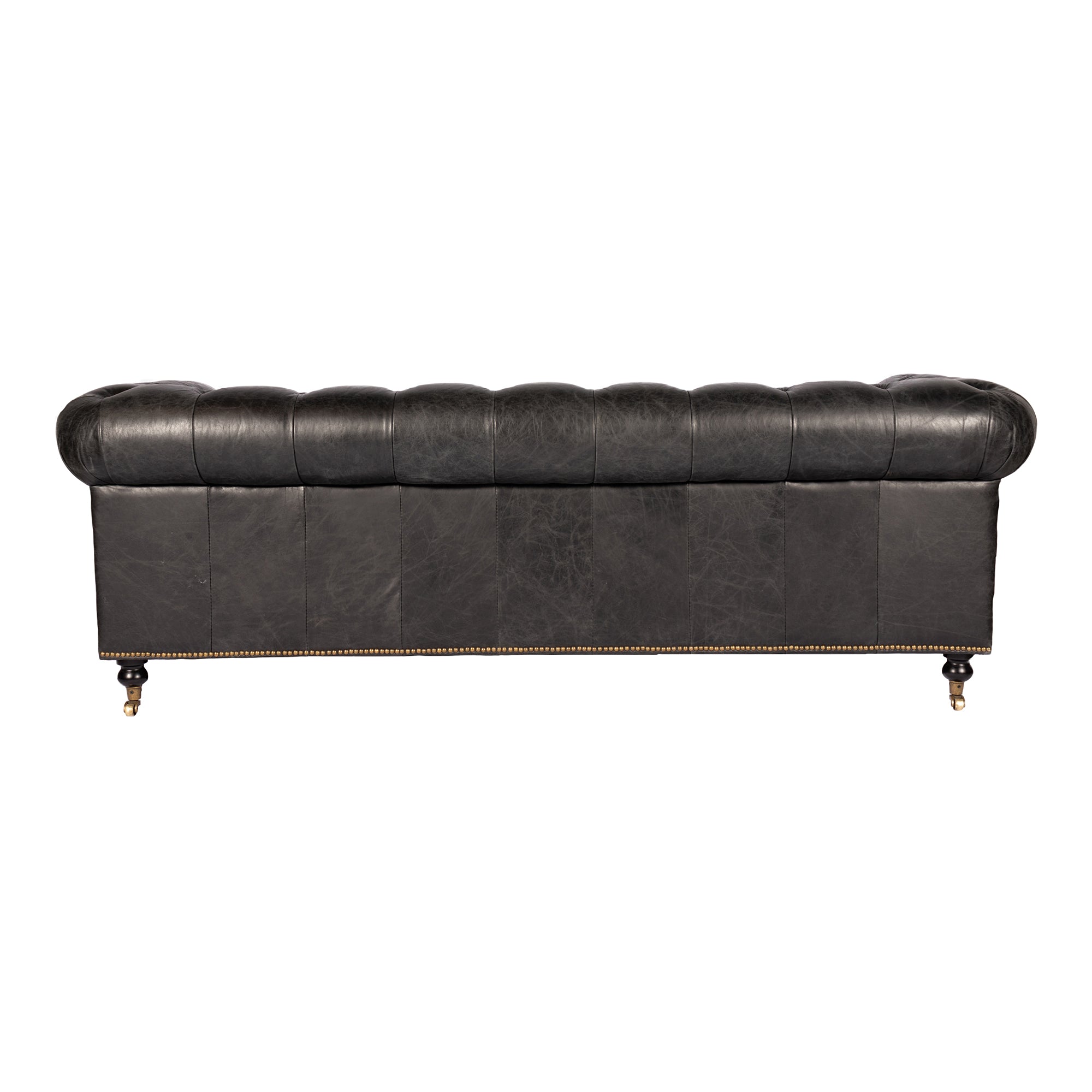 Moes Birmingham Sofa Black Leather PK-1007-02
