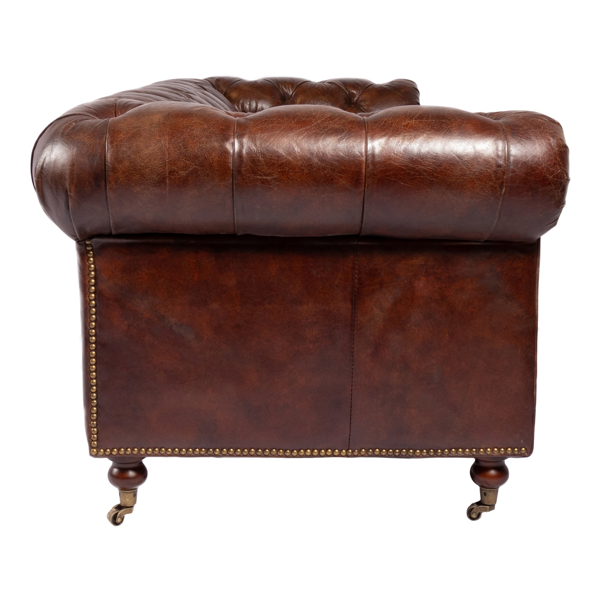 Moes Birmingham Sofa Dark Brown Leather PK-1007-20