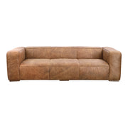 Moes Bolton Sofa Open Road Brown Leather PK-1008-14