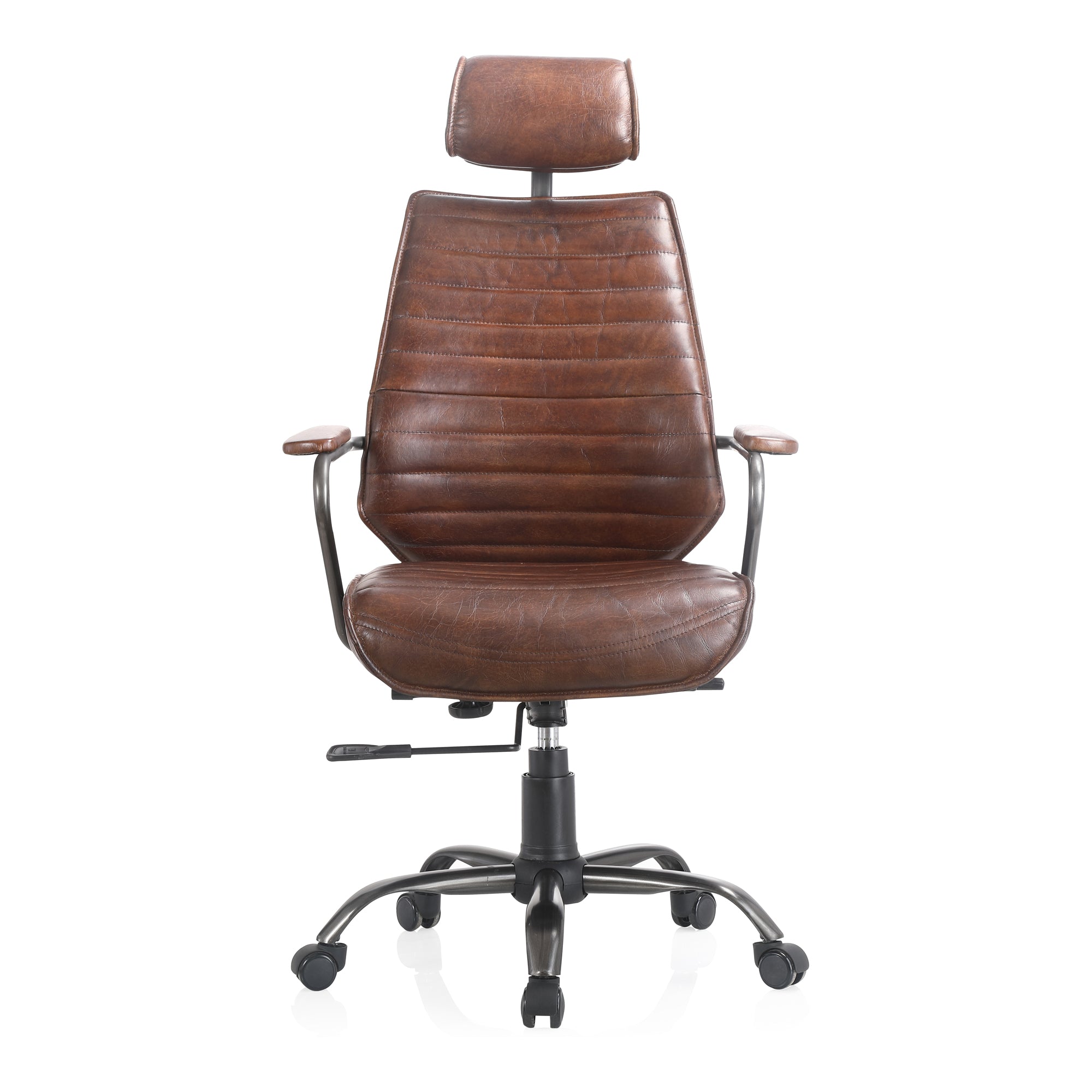 Moes Executive Office Chair Dark Brown Leather PK-1081-20