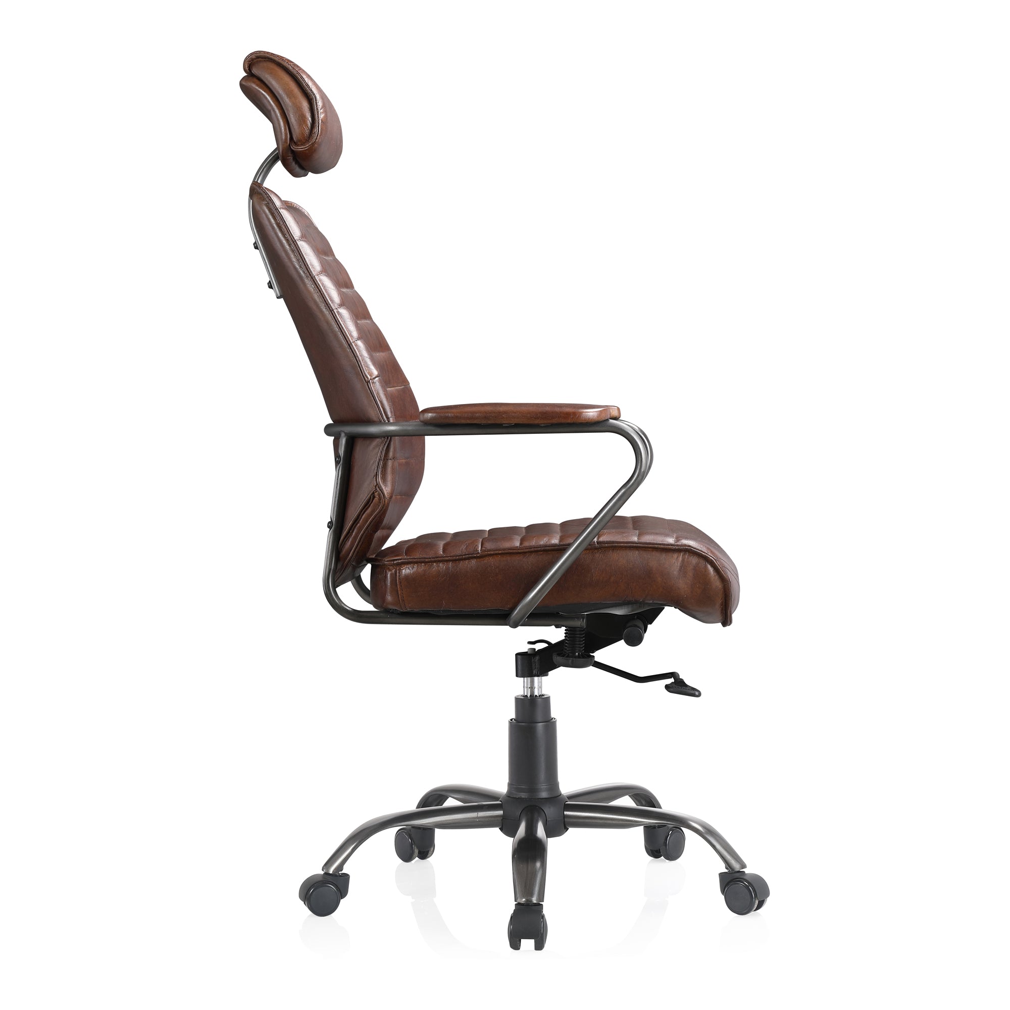 Moes Executive Office Chair Dark Brown Leather PK-1081-20