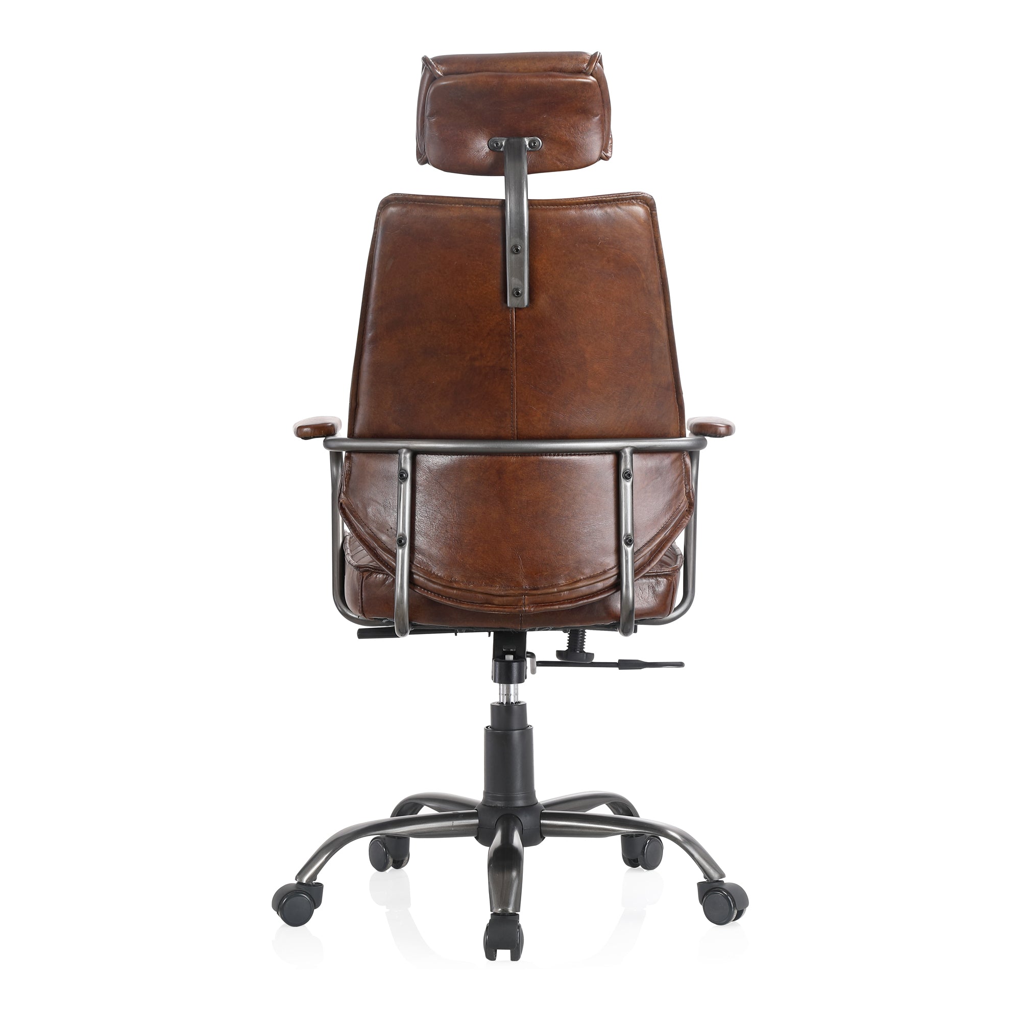 Moes Executive Office Chair Dark Brown Leather PK-1081-20