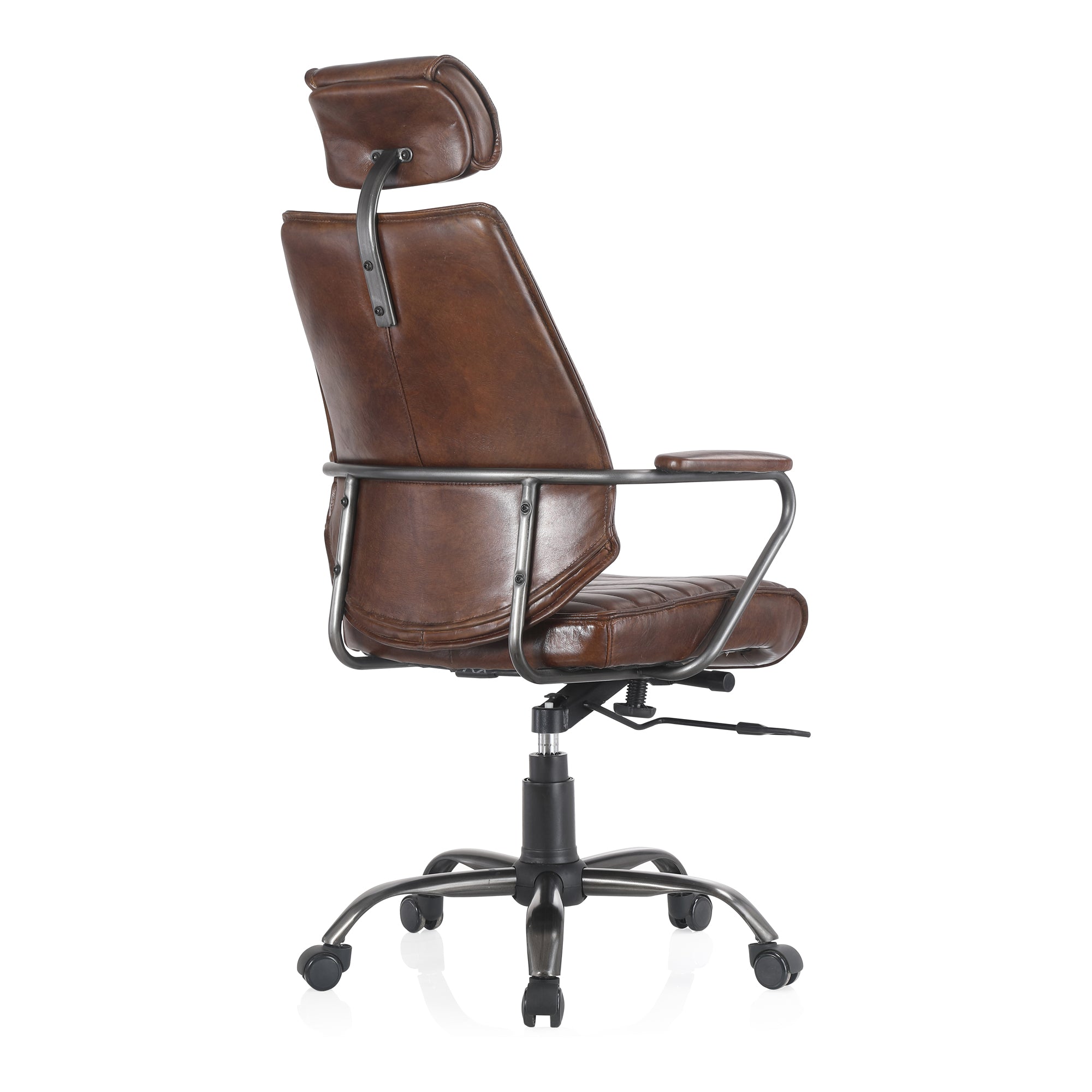 Moes Executive Office Chair Dark Brown Leather PK-1081-20