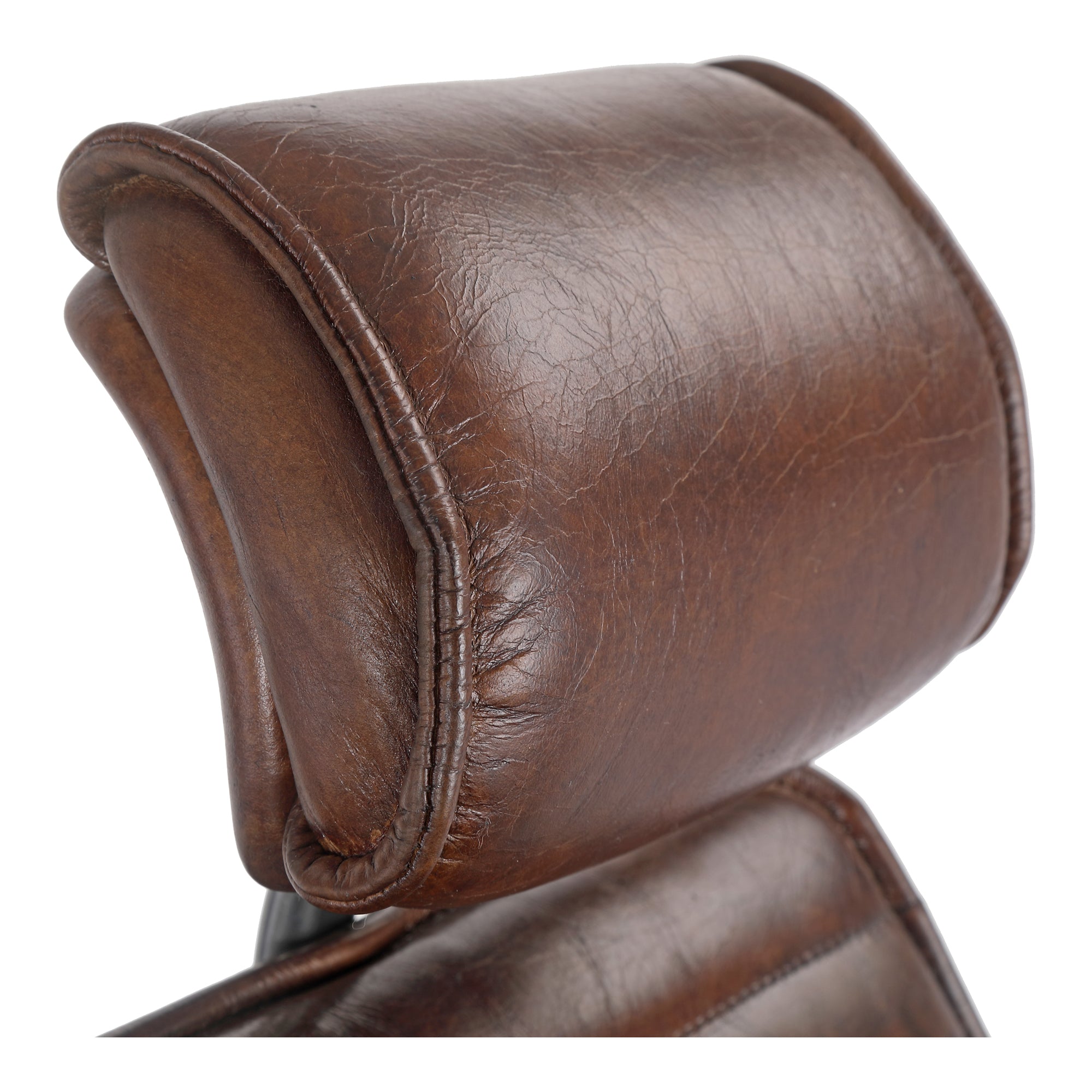 Moes Executive Office Chair Dark Brown Leather PK-1081-20