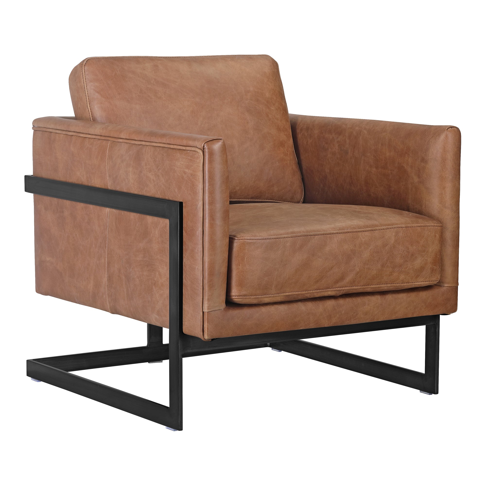 Moes Luxley Club Chair Brown PK-1082-14