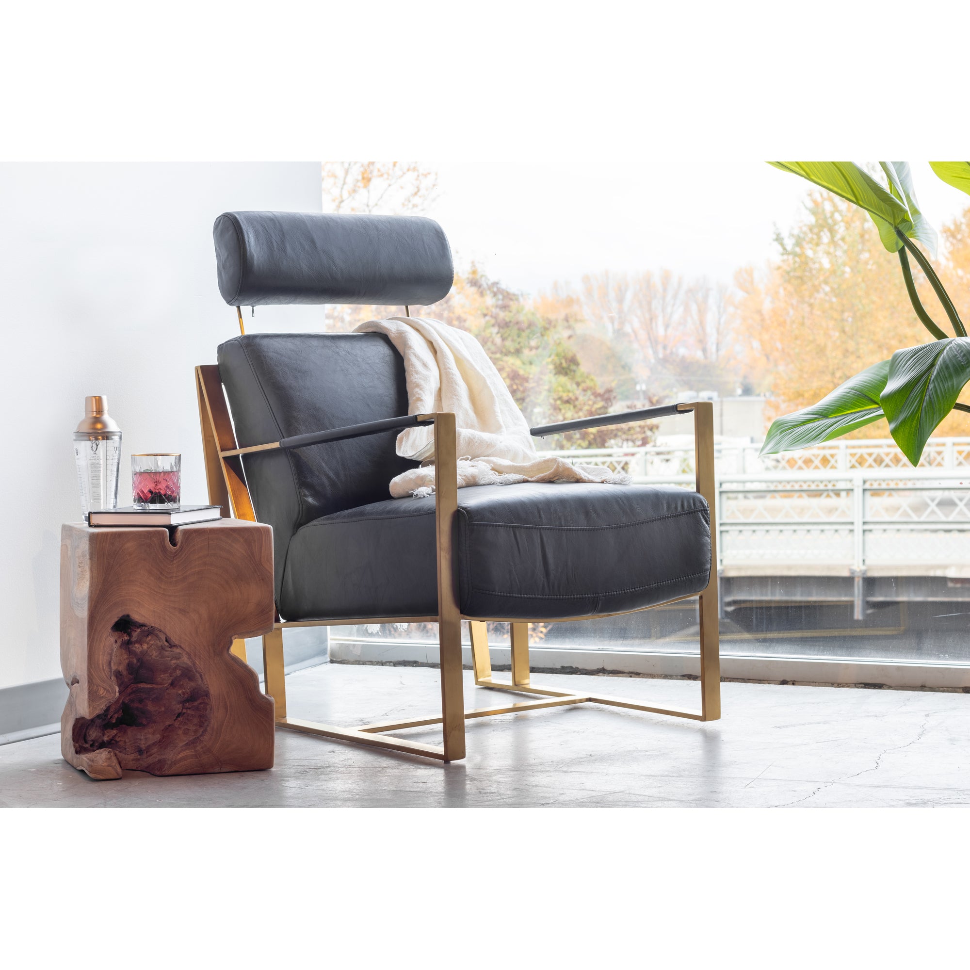 Moes Paradiso Chair Black PK-1083-02