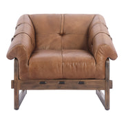 Moes Bellos Accent Chair Open Road Brown PK-1112-14