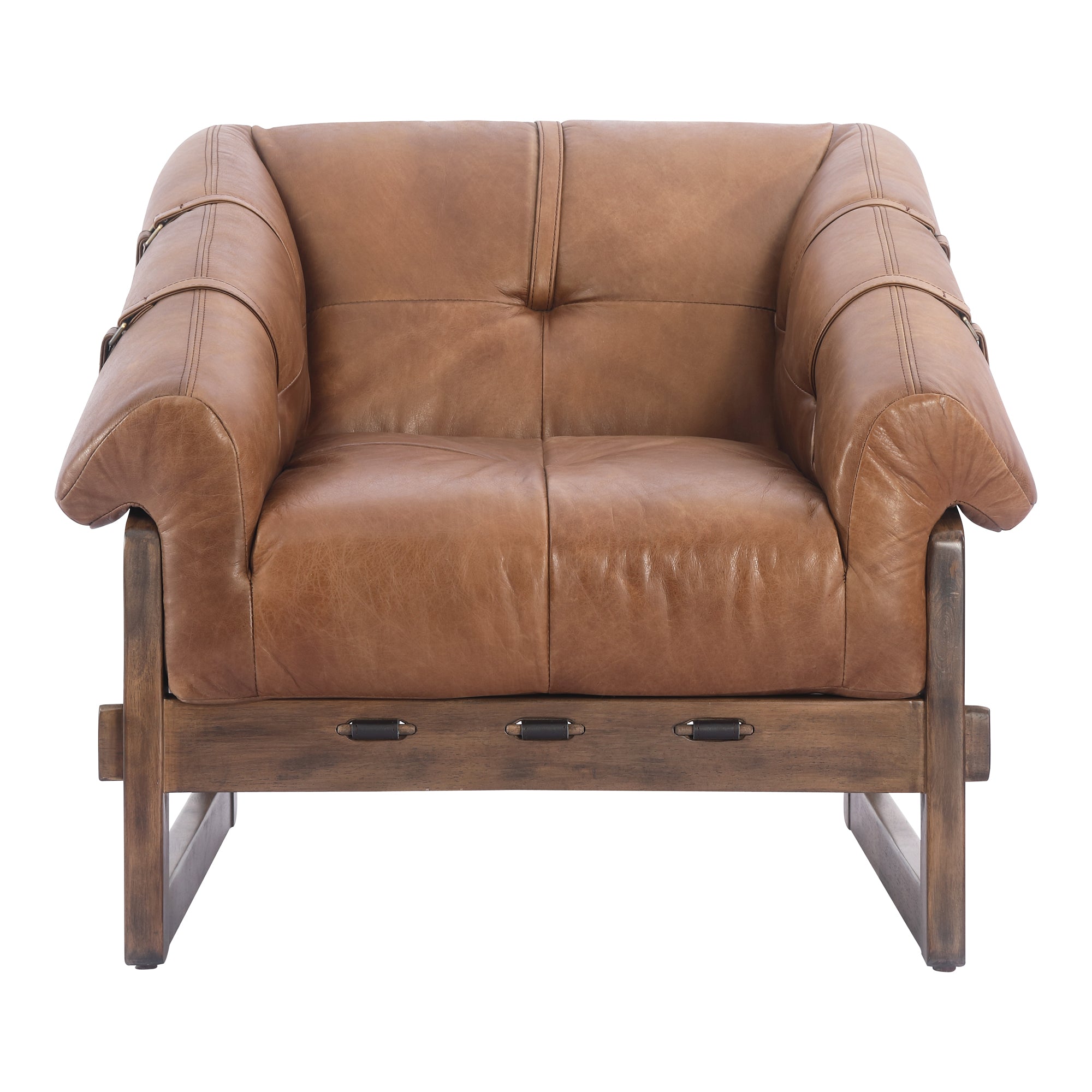 Moes Bellos Accent Chair Open Road Brown PK-1112-14