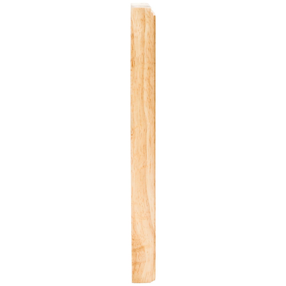 Hardware Resources 3-1/2" W x 7/8" D x 10" H Rubberwood Plinth Block