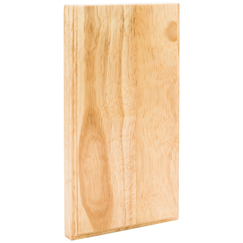 Hardware Resources 3-1/2" W x 7/8" D x 10" H Rubberwood Plinth Block