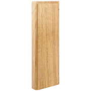 Hardware Resources 3-1/2" W x 7/8" D x 10" H Rubberwood Plinth Block