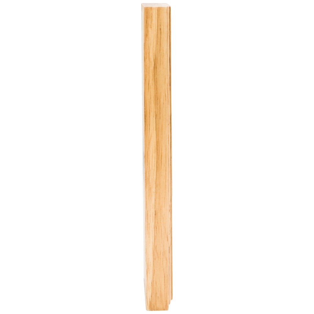 Hardware Resources 3-1/2" W x 7/8" D x 10" H Rubberwood Plinth Block