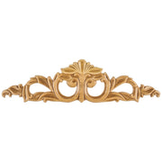 Hardware Resources 20-1/8" W x 5/16" D x 5-3/8" H Pressed Rubberwood Acanthus Onlay