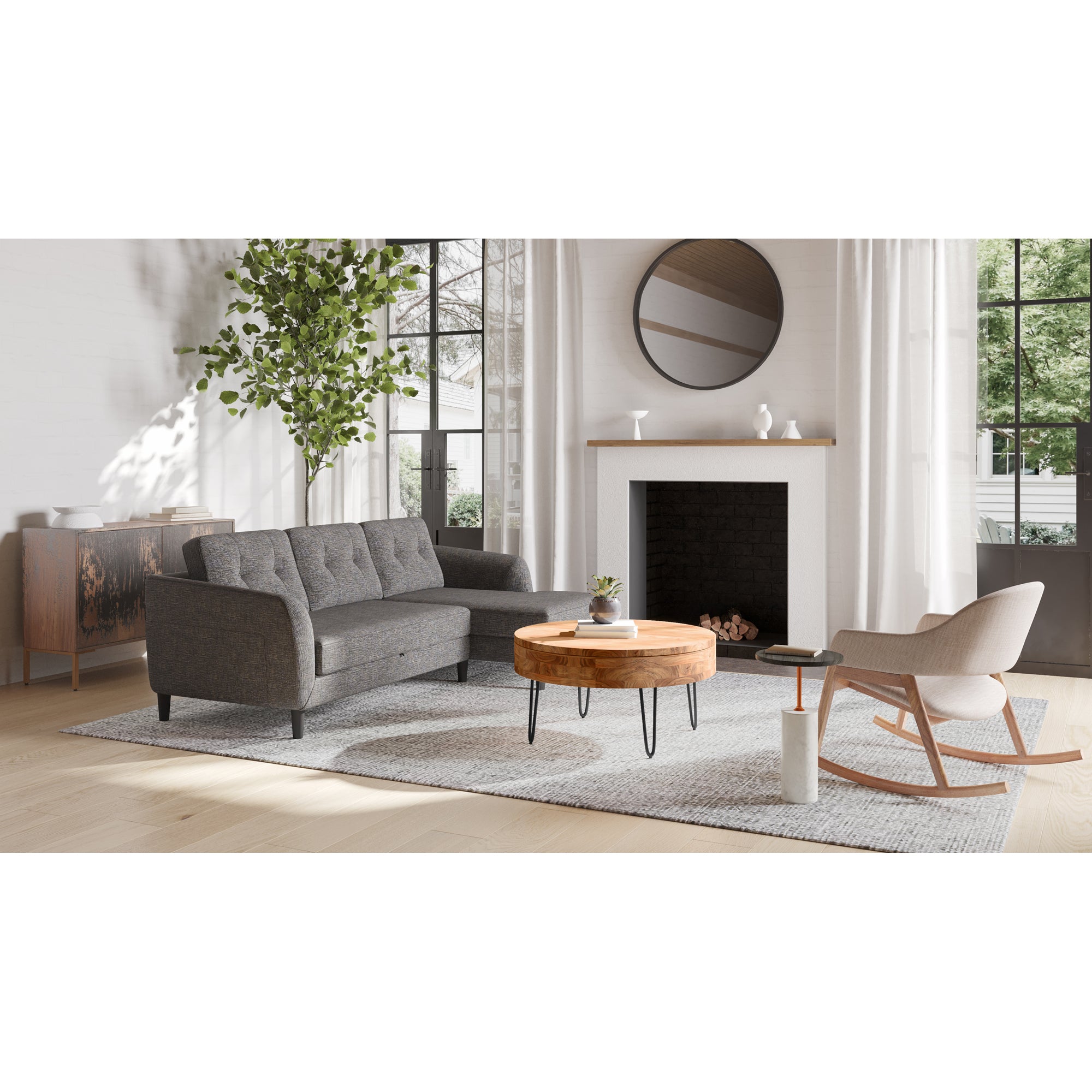 Moes Artists Sideboard Small Black PP-1015-02